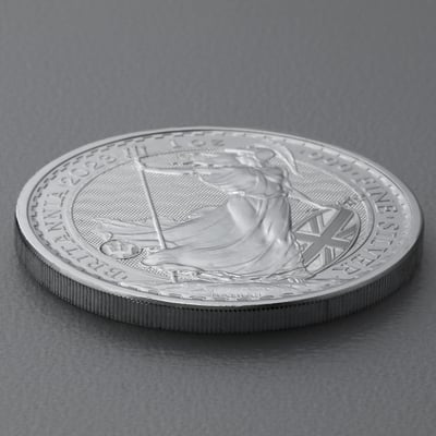 Silbermünze 1oz "Britannia" 2022 Elizabeth II. 19% (Großbritannien) - Miniaturansicht 3