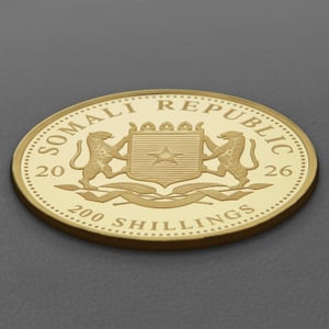 Goldmünze 1/4oz "Elefant" 2026 African Wildlife (Somalia) - Miniaturansicht 4
