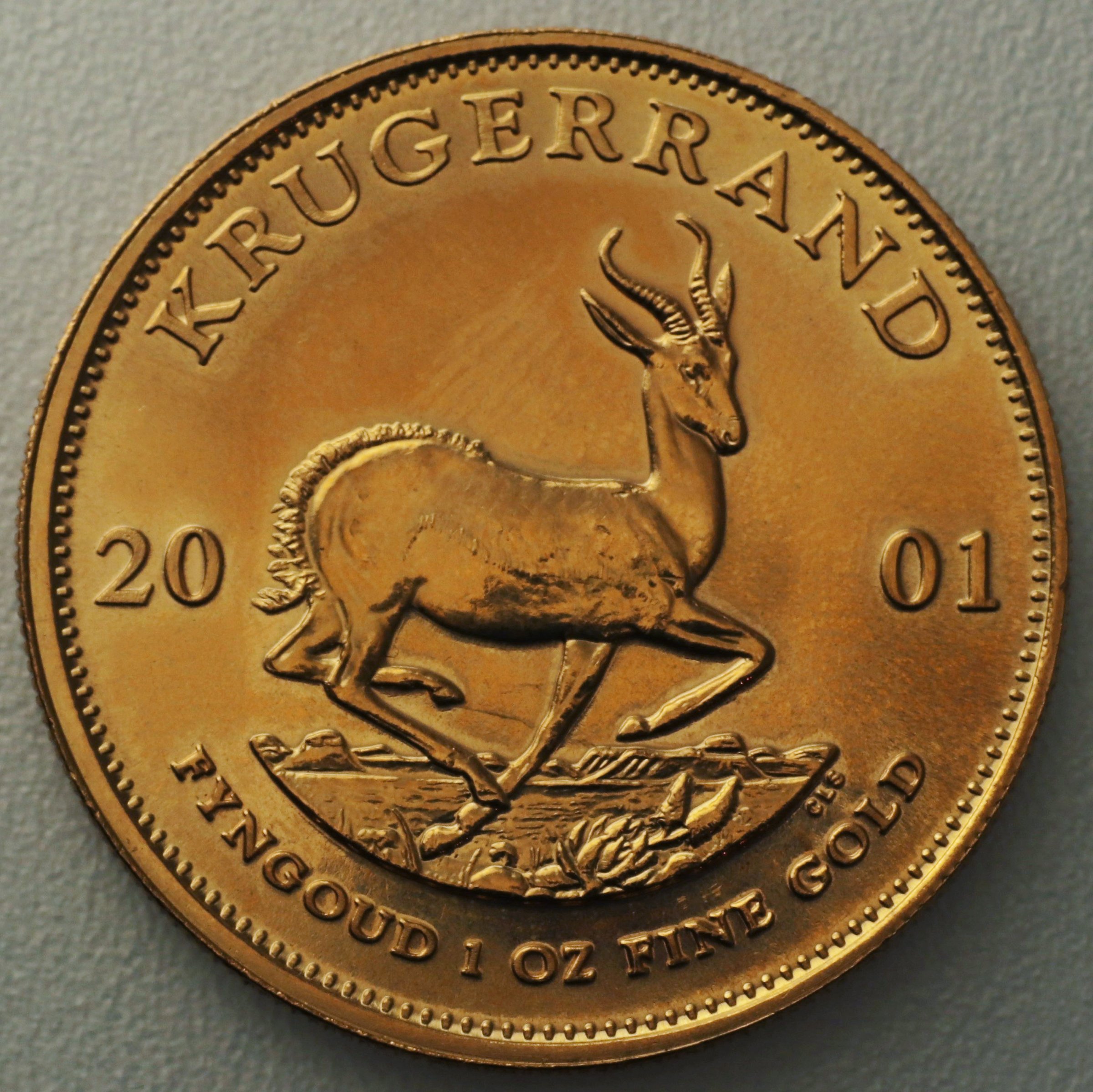 Goldmünze 1oz "Krügerrand" 2001 (Südafrika) - Hauptansicht