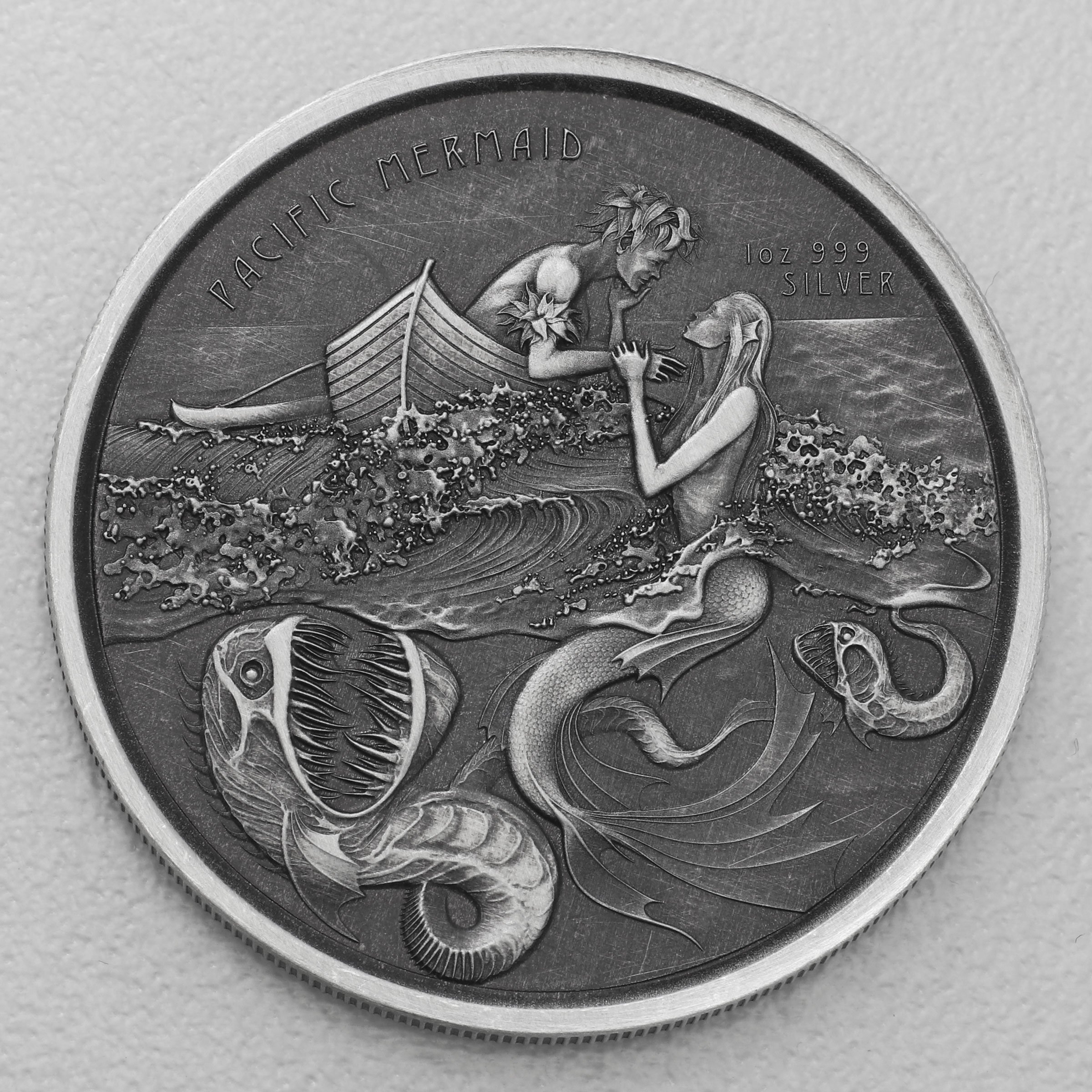 Silbermünze 1oz "Pacific Mermaid" 2021" AF (Samoa) - Hauptansicht