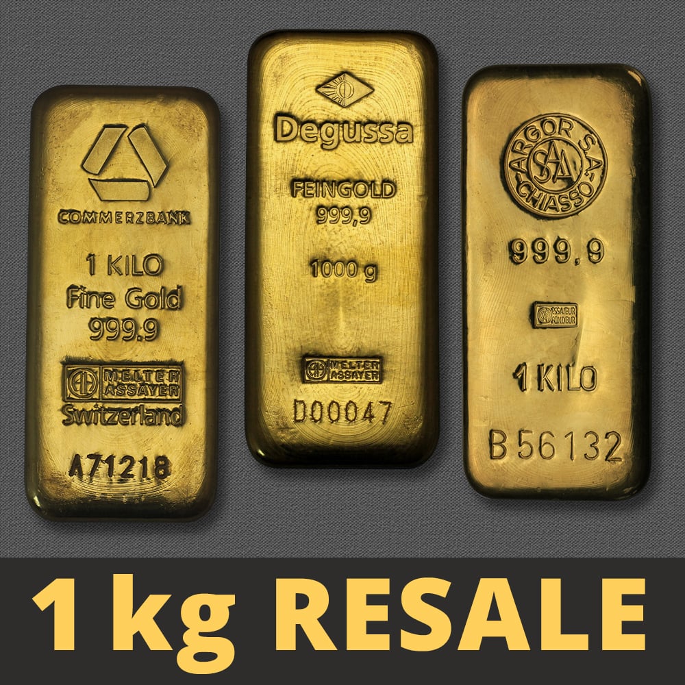 Goldbarren 1000g "Resale" (div. Hersteller) - Hauptansicht