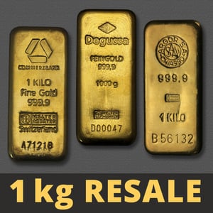 Goldbarren 1000g "Resale" (div. Hersteller) - Hauptansicht