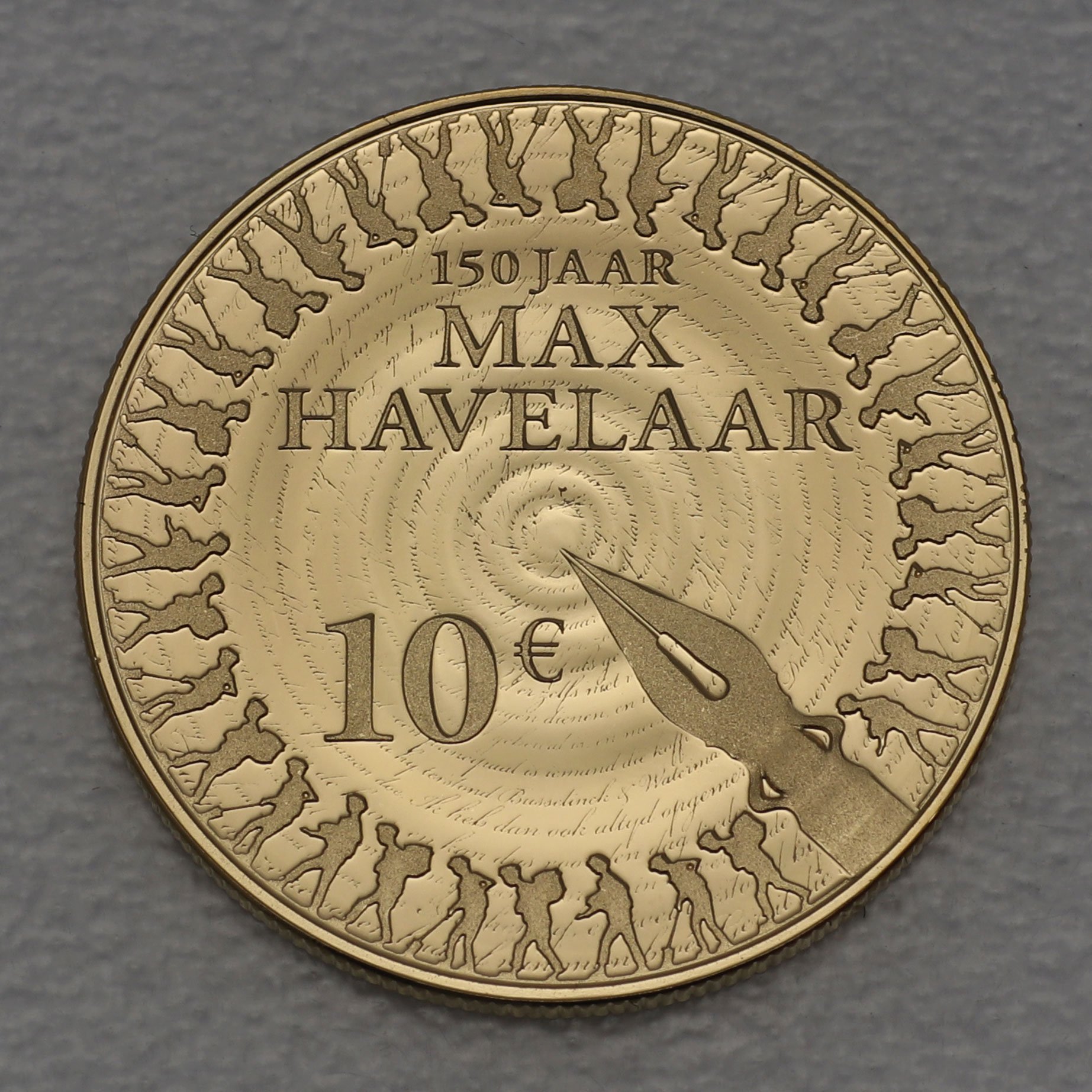 Goldmünze 10 Euro "Max Havelaar" 2010 (Niederlande) - Hauptansicht