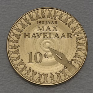 Goldmünze 10 Euro "Max Havelaar" 2010 (Niederlande) - Hauptansicht