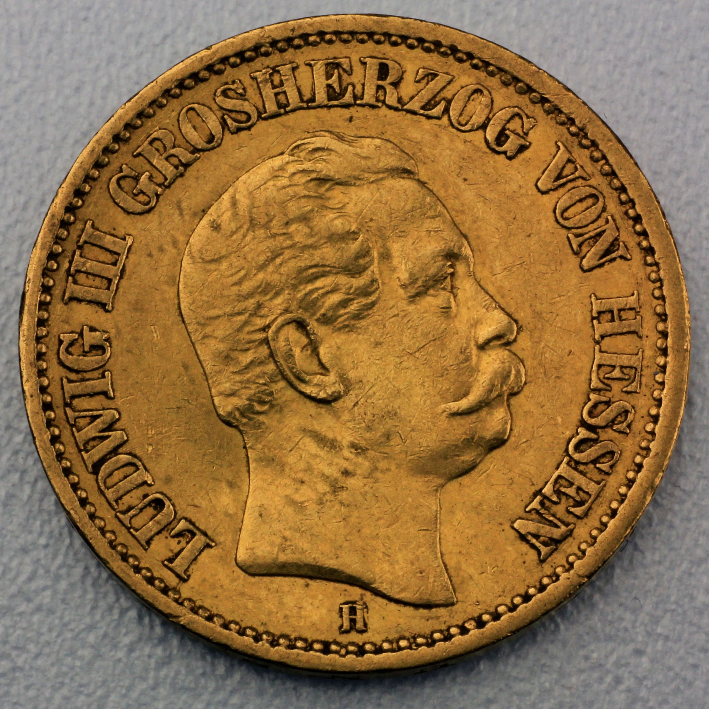 Goldmünze 20 Mark "Ludwig III." (Hessen) - Hauptansicht