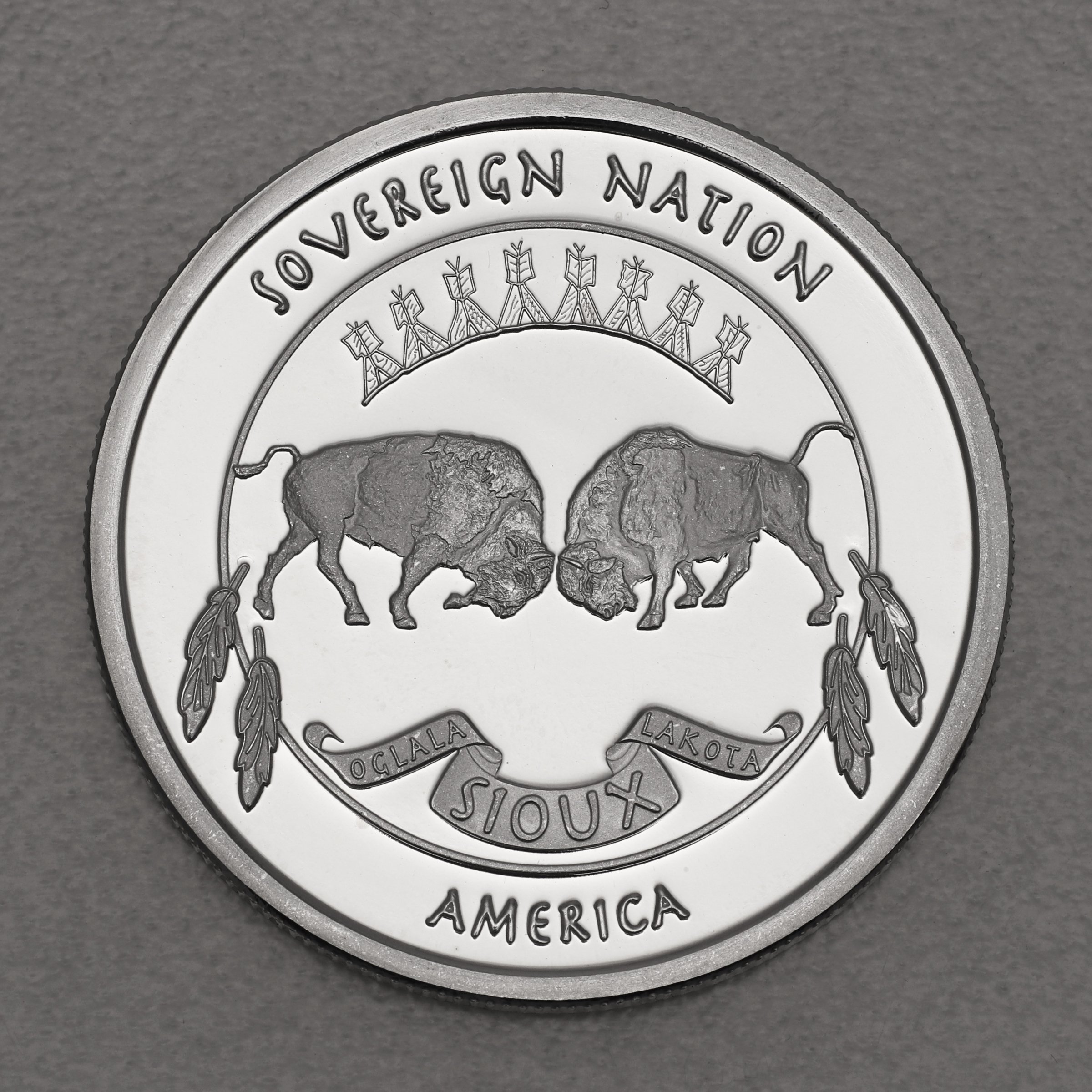 Silbermünze 1oz "Sioux Chief" 2020 (USA) - Detailansicht 1