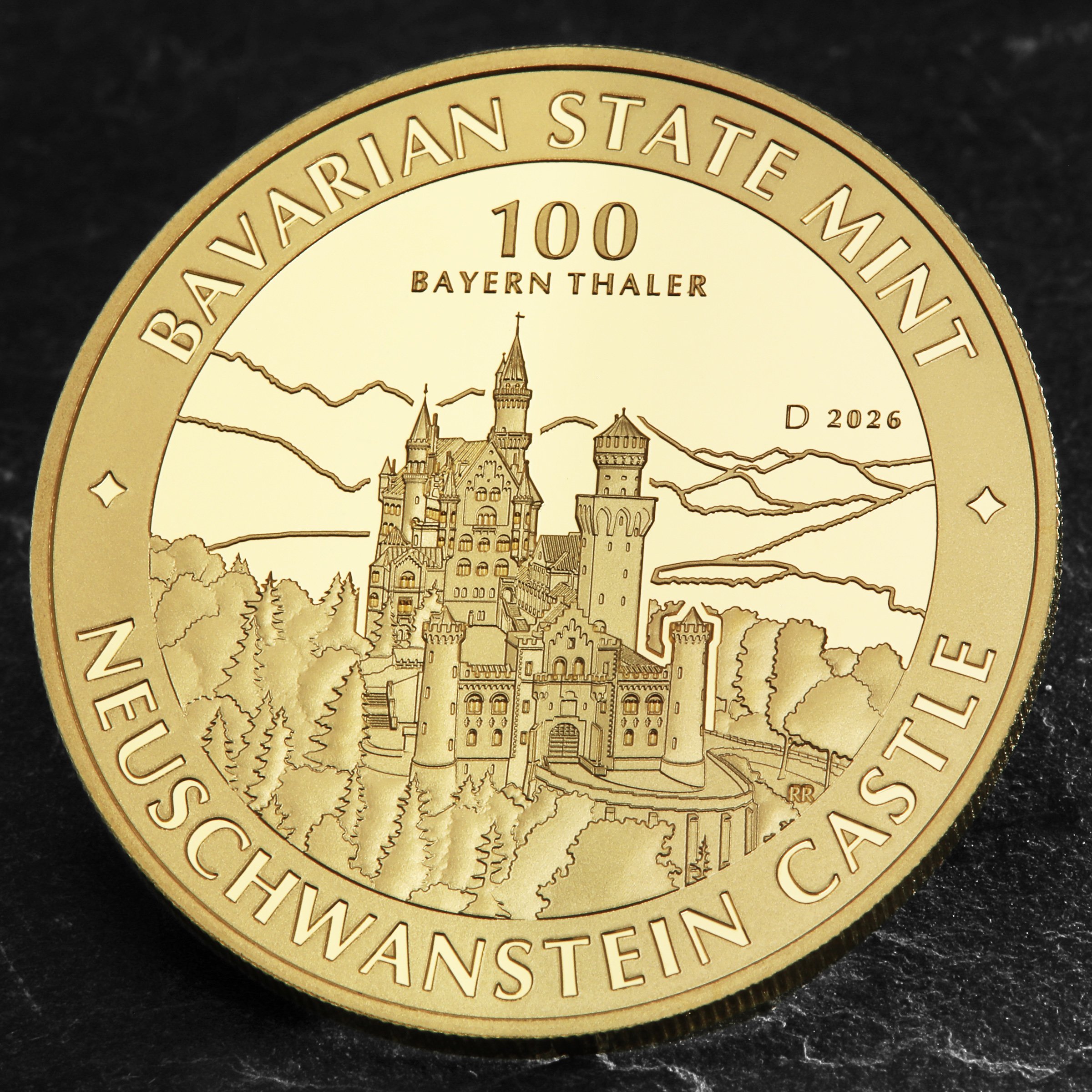 Gold 1oz "Schloss Neuschwanstein" 2026 Bayern Thaler (Deutschland) - Detailansicht 4