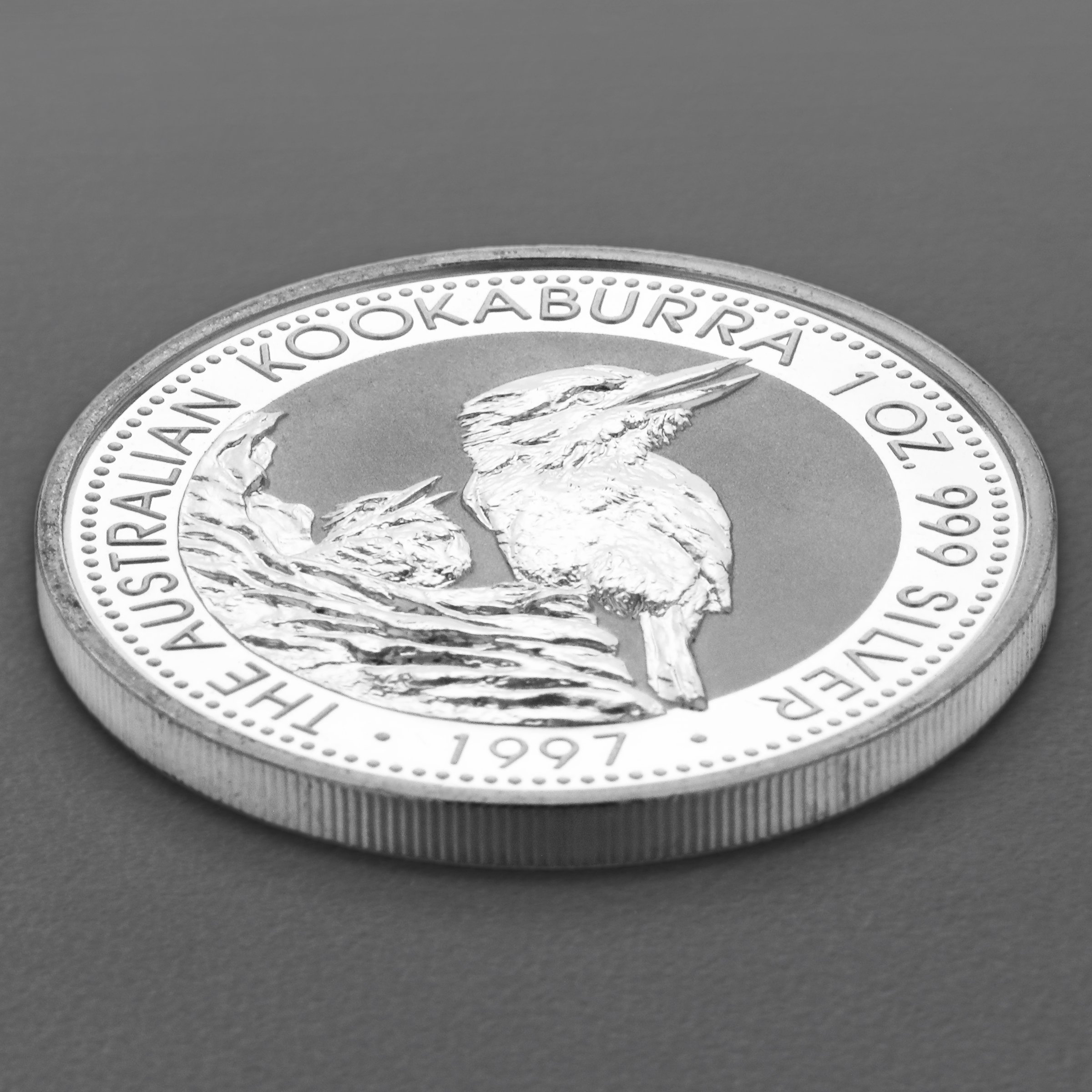 Silbermünze 1oz "Kookaburra" 1997 (Australien) - Detailansicht 2