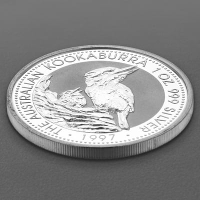 Silbermünze 1oz "Kookaburra" 1997 (Australien) - Miniaturansicht 3
