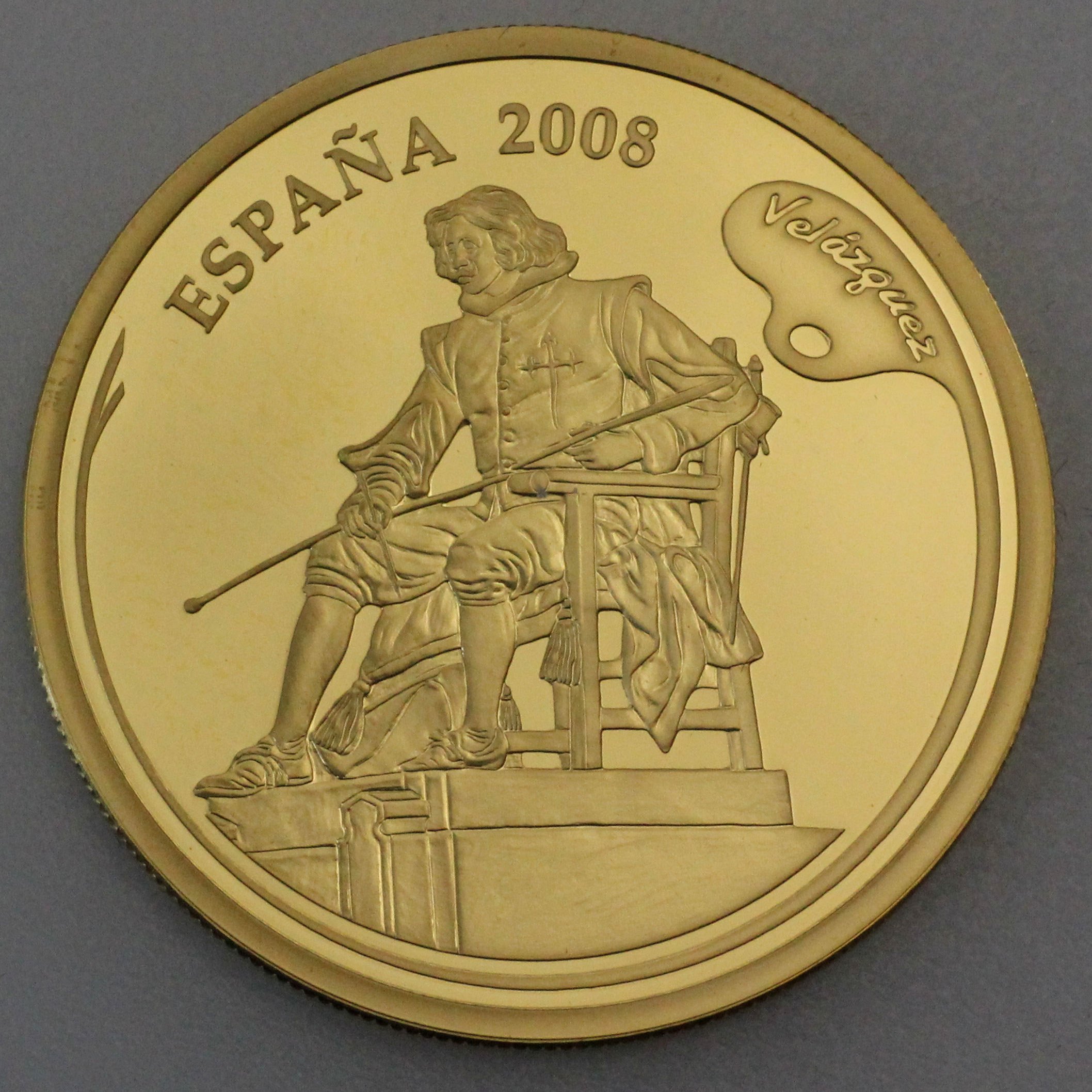 Goldmünze 200 Euro "Diego Velazquez" 2008 (Spanien) - Hauptansicht