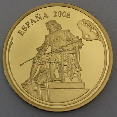 Goldmünze 200 Euro "Diego Velazquez" 2008 (Spanien) - Hauptansicht
