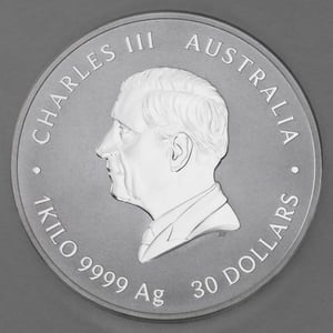 Silbermünze 1kg "Schlange" 2025 Lunar III – Year of the Snake (Australien) - Miniaturansicht 2