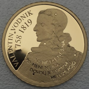 Goldmünze "100 Euro" 2008 Vodnik (Slowenien) - Hauptansicht