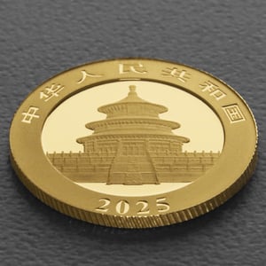 Goldmünze 8g "Panda" 2025 (China) - Miniaturansicht 4