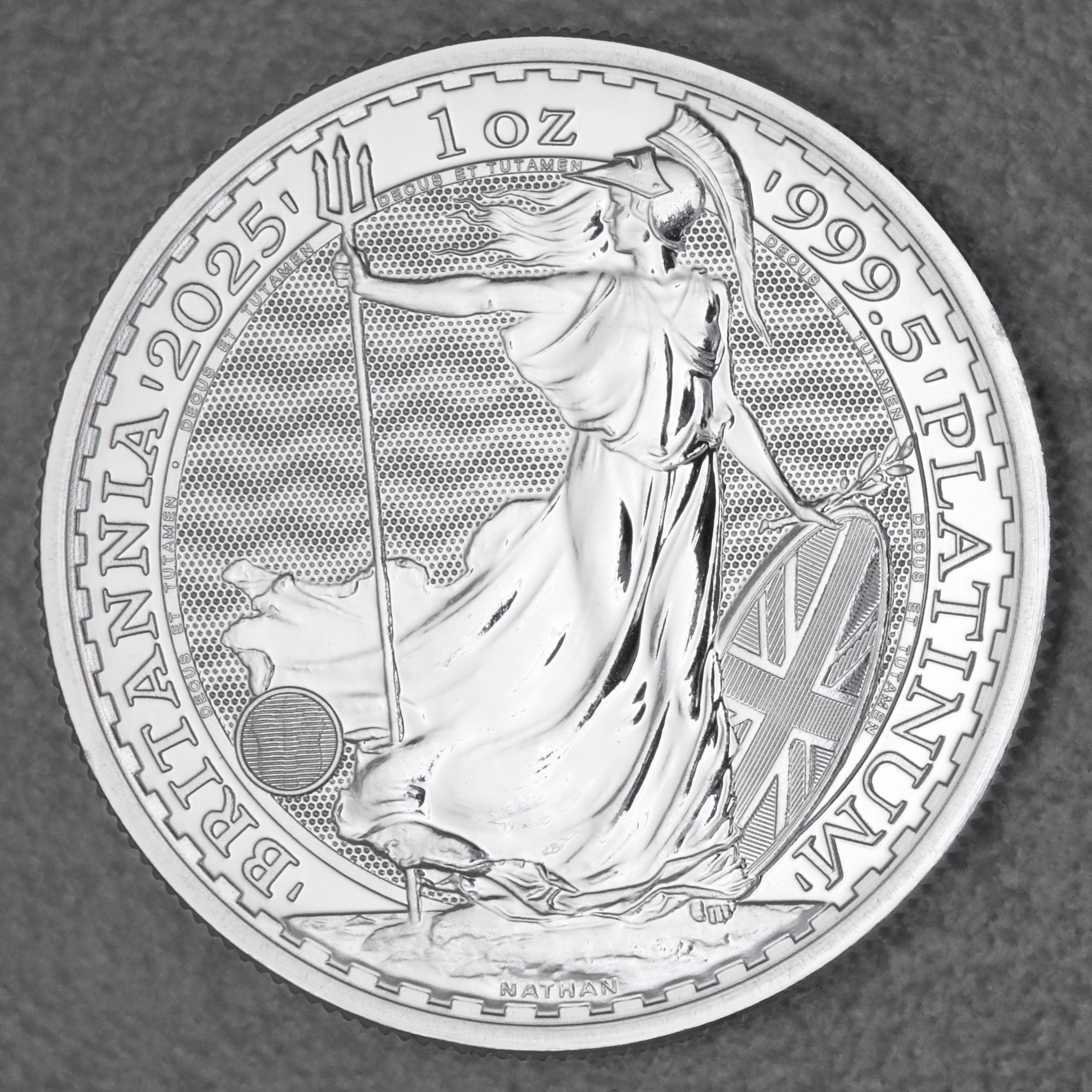Platinmünze 1oz "Britannia" aktueller Jahrgang Charles III. (Großbritannien) - Hauptansicht