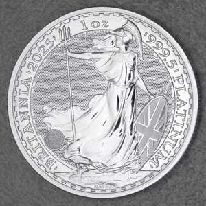 Platinmünze 1oz "Britannia" aktueller Jahrgang Charles III. (Großbritannien) - Hauptansicht