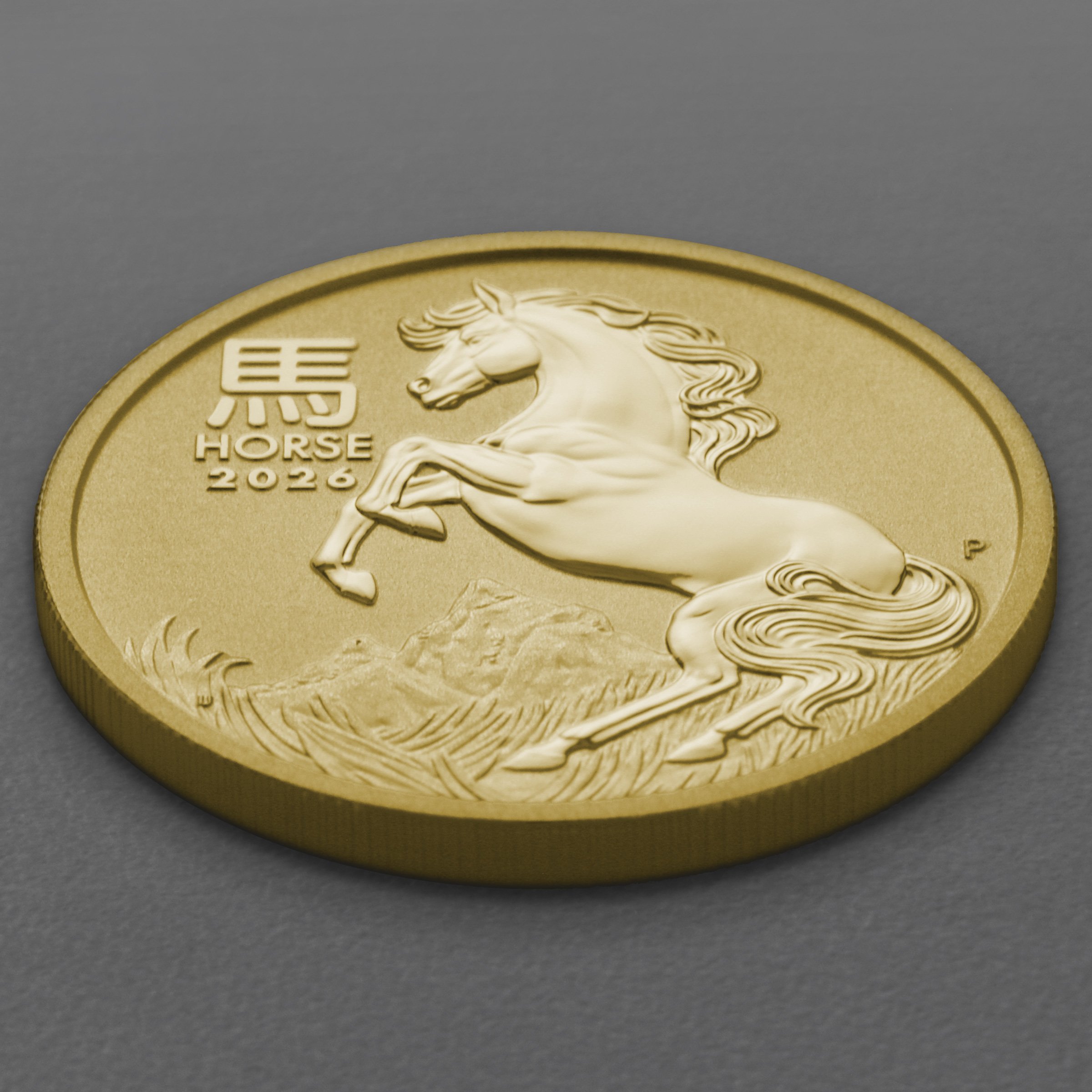 Goldmünze 1oz "Pferd" 2026 Lunar III – Year of the Horse (Australien) - Detailansicht 2
