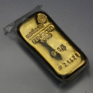 Goldbarren 250g UMICORE gegossen - Miniaturansicht 3