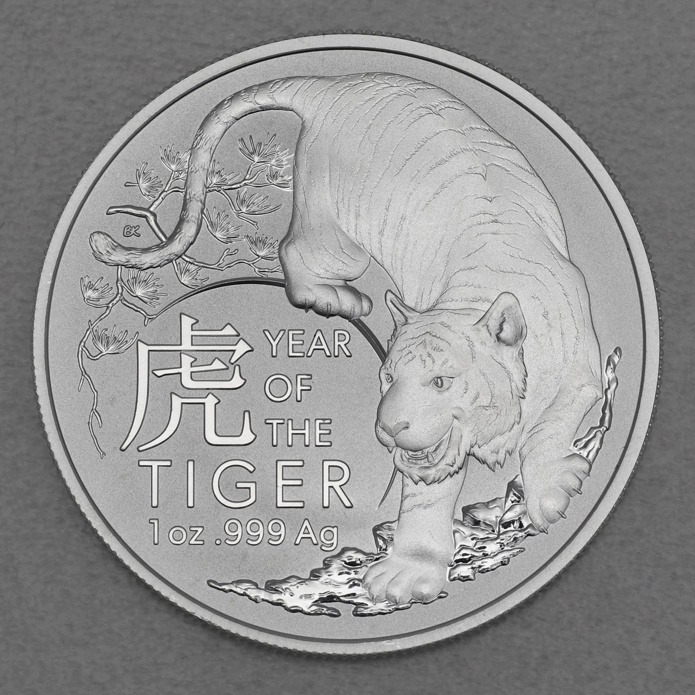 Silbermünze 1oz "Tiger" 2022 Lunar II (RAM) – Year of the Tiger (Australien) - Hauptansicht