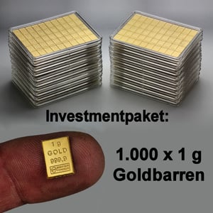 Investmentpaket (20x 50g Goldtafel) - Miniaturansicht 3