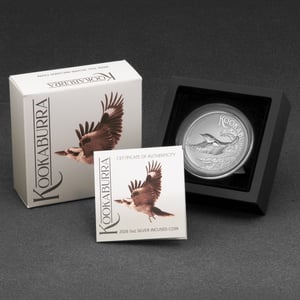 Silbermünze 5oz "Kookaburra" 2026 (PP/HR/incused) (Australien) - Miniaturansicht 5