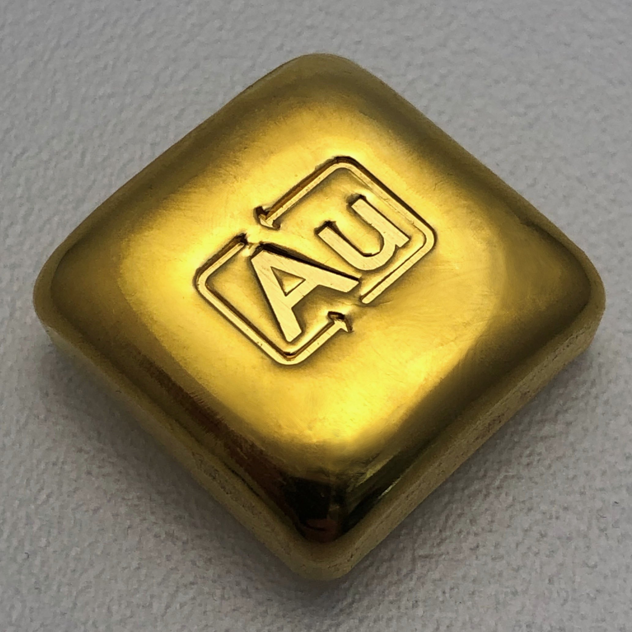 Goldbarren 1oz "Goldknuffel" Au-Gussbarren - Hauptansicht