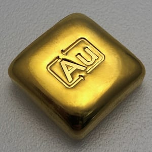 Goldbarren 1oz "Goldknuffel" Au-Gussbarren - Hauptansicht