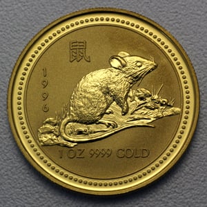 Goldmünze 1oz "Maus" 1996 Lunar I – Year of the Mouse (Australien) - Hauptansicht