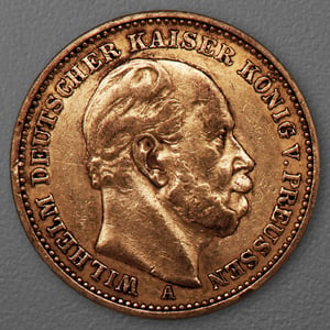 Goldmünze 20 Mark "Wilhelm I." 1884-A J.246 (Preußen) - Hauptansicht