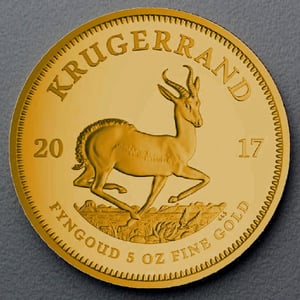 Goldmünze 5oz "Krügerrand" (Südafrika) - Miniaturansicht 2