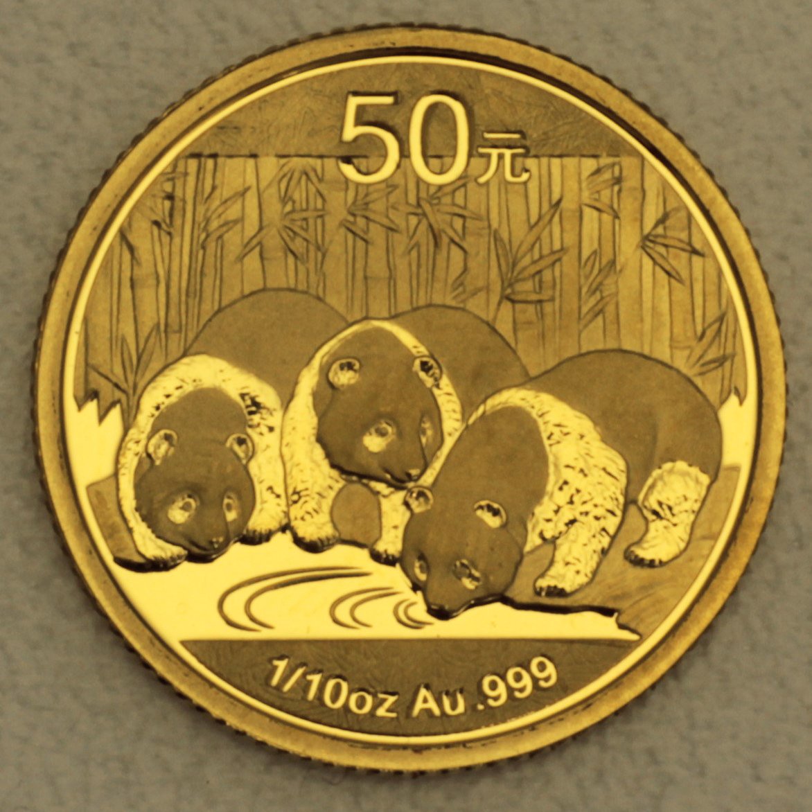 Goldmünze 1/10oz "Panda" 2013 (China) - Hauptansicht