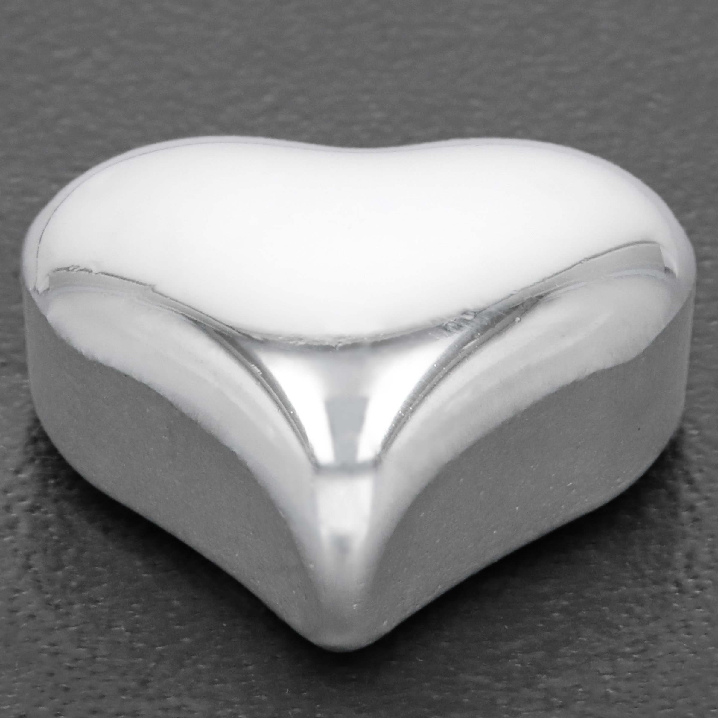 Silberbarren 1oz ESG "Herz" 3D-Barren gegossen glänzend gravierbar - Detailansicht 2