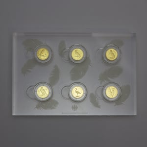 Goldmünzen 6 x 20 Euro "Heimische Vögel" 2016-2021 Set – 6-teilig (Deutschland) - Hauptansicht