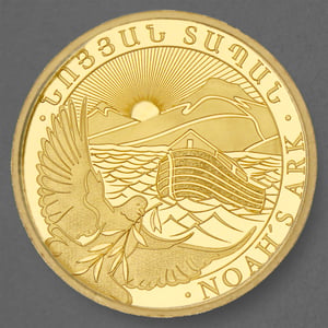Goldmünze 1/2oz "Arche Noah" 2023 (Armenien) - Hauptansicht