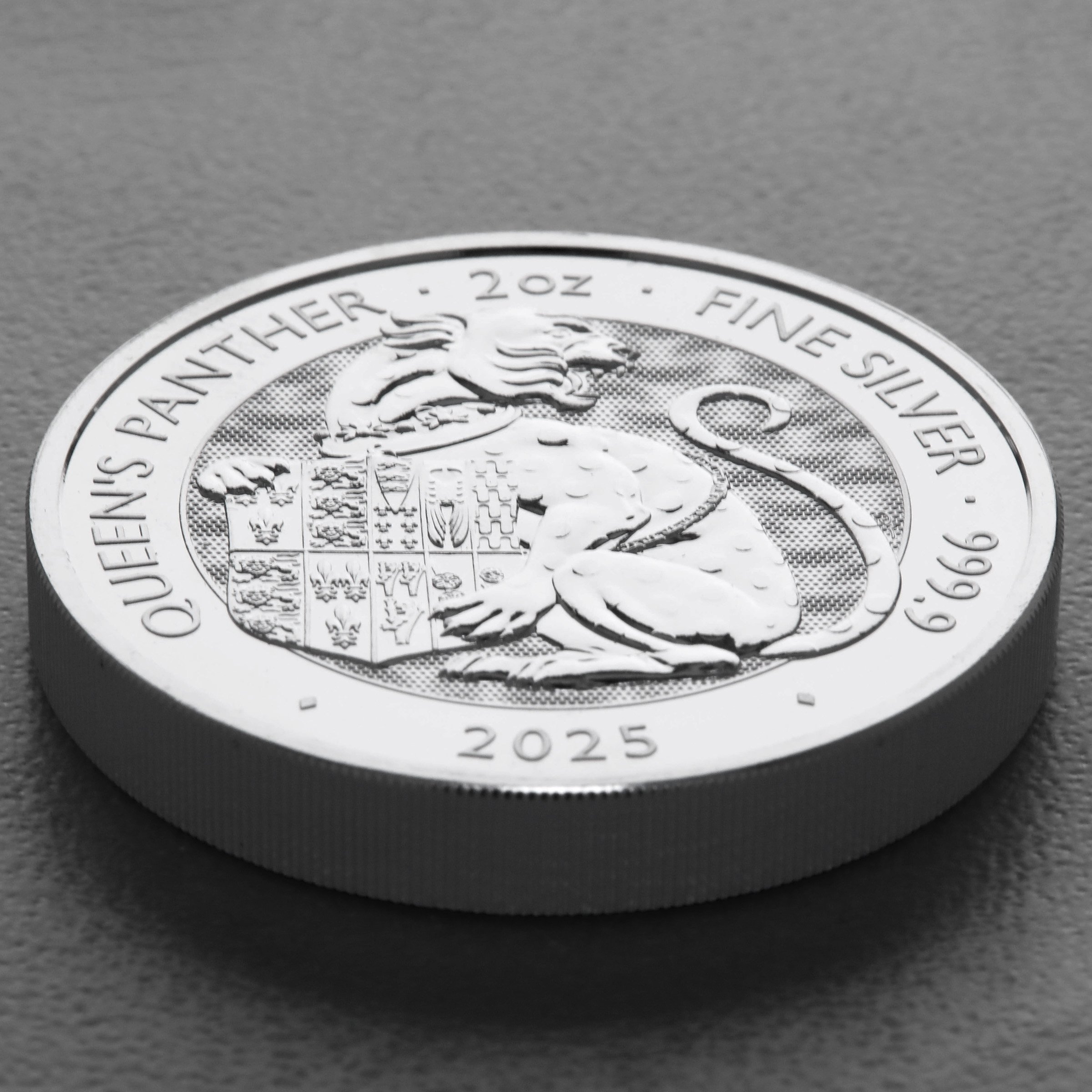 Silbermünze 2oz "Queen’s Panther" 2025 Royal Tudor Beasts 19% (Großbritannien) - Detailansicht 2