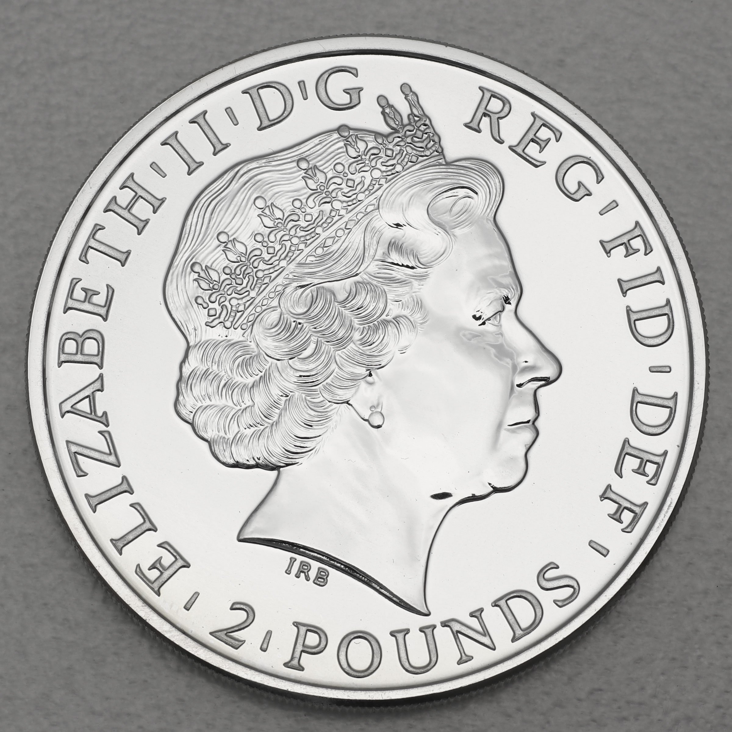 Silbermünze 1oz "Schaf" 2015 (vergoldet) Lunar – Year of the Sheep (Großbritannien) - Detailansicht 1