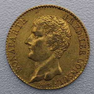 Goldmünze 20 Francs "Bonaparte Premier Consul" (Frankreich) - Hauptansicht