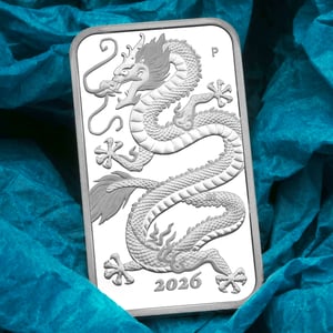 Silbermünzbarren 1oz "Rectangular Dragon" 2026 (PP) (Australien) - Miniaturansicht 6