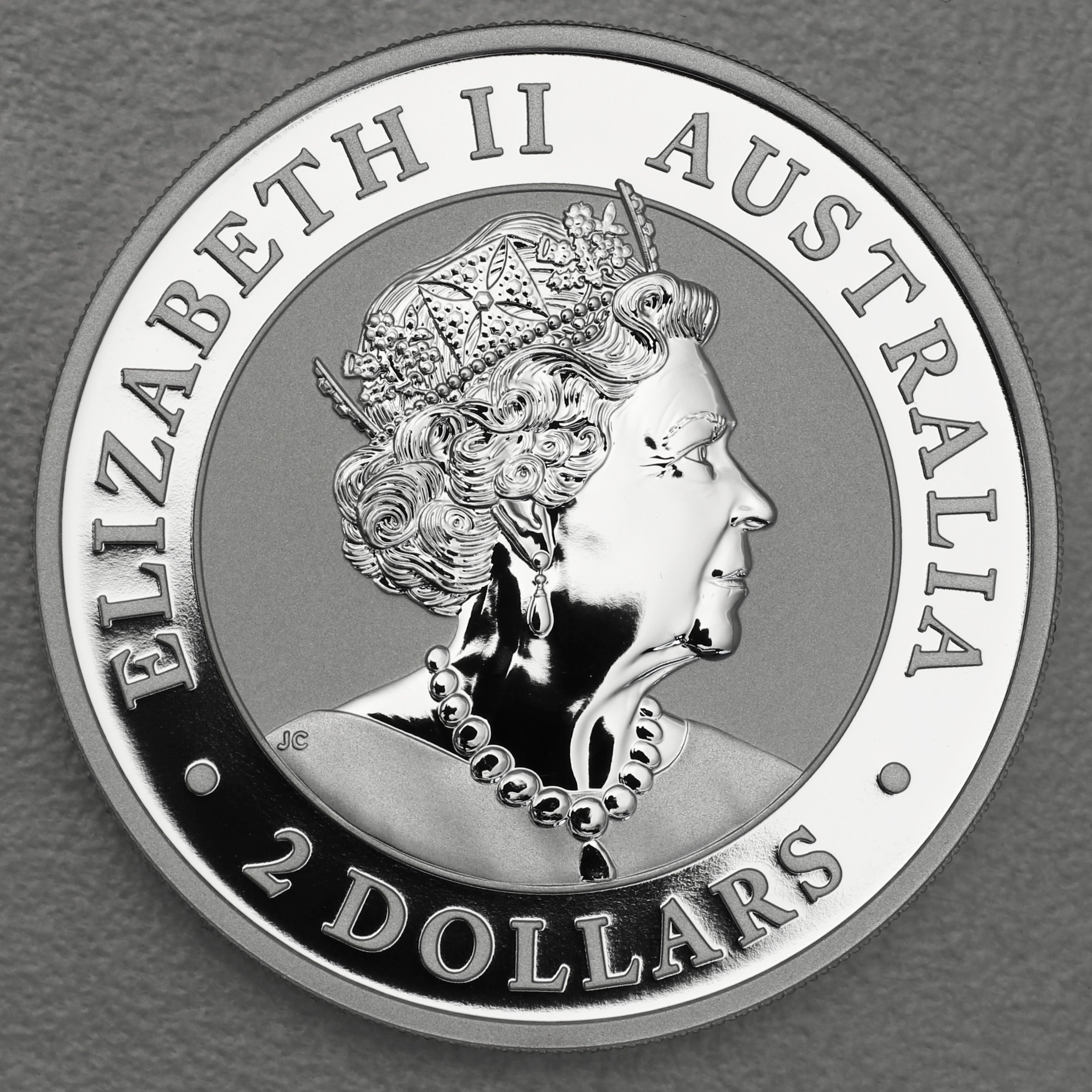 Silbermünze 2oz "Hand of Faith" 2020 Australian Nugget (Australien) - Detailansicht 1