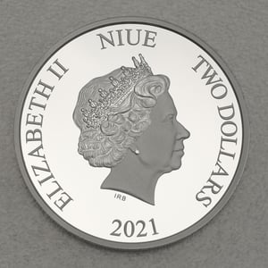 Silbermünze 1oz "Season s Greetings" 2021 (PP/koloriert) Disney (Niue) - Miniaturansicht 2
