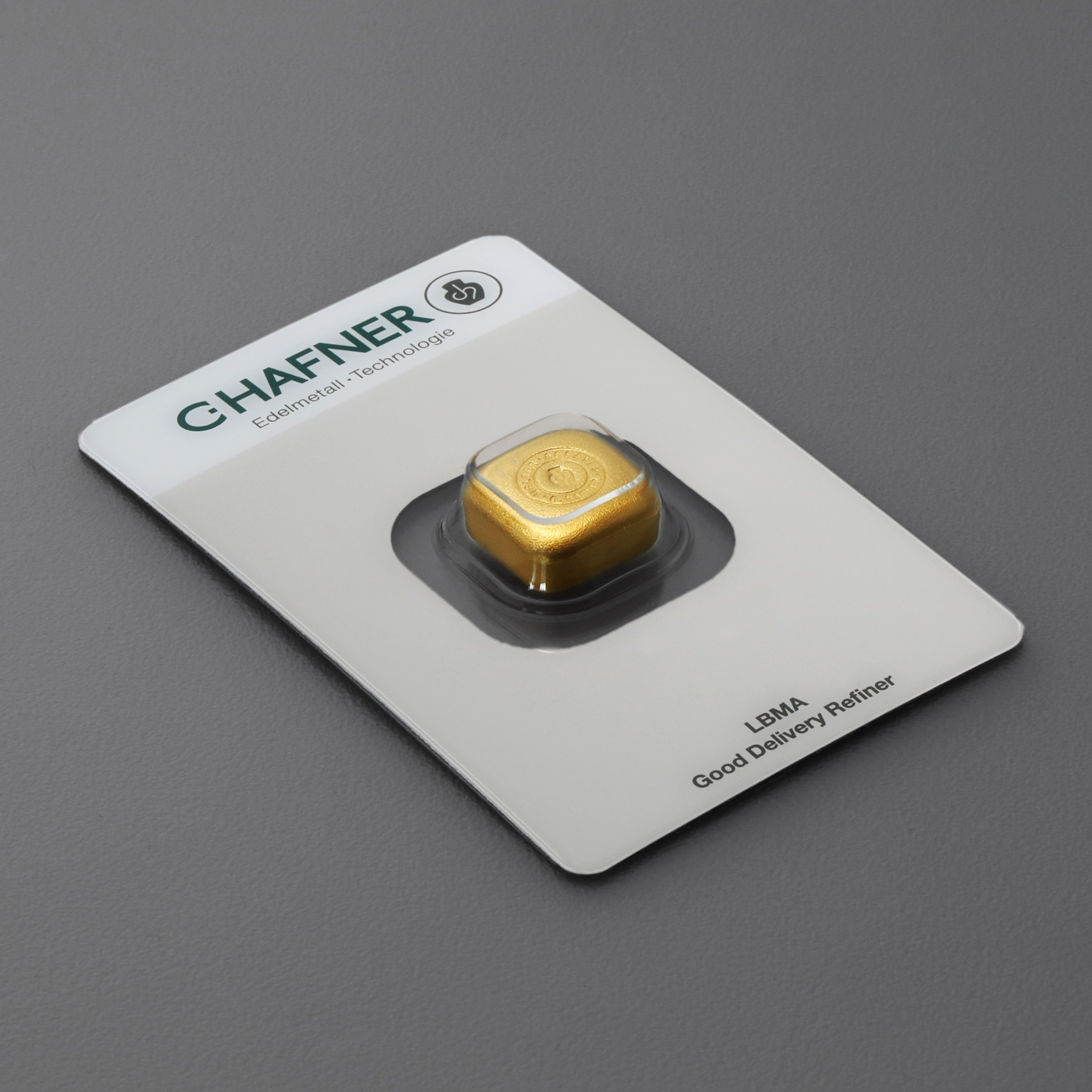 Goldbarren 1oz "C.HAFNER - Gussform" - Detailansicht 2