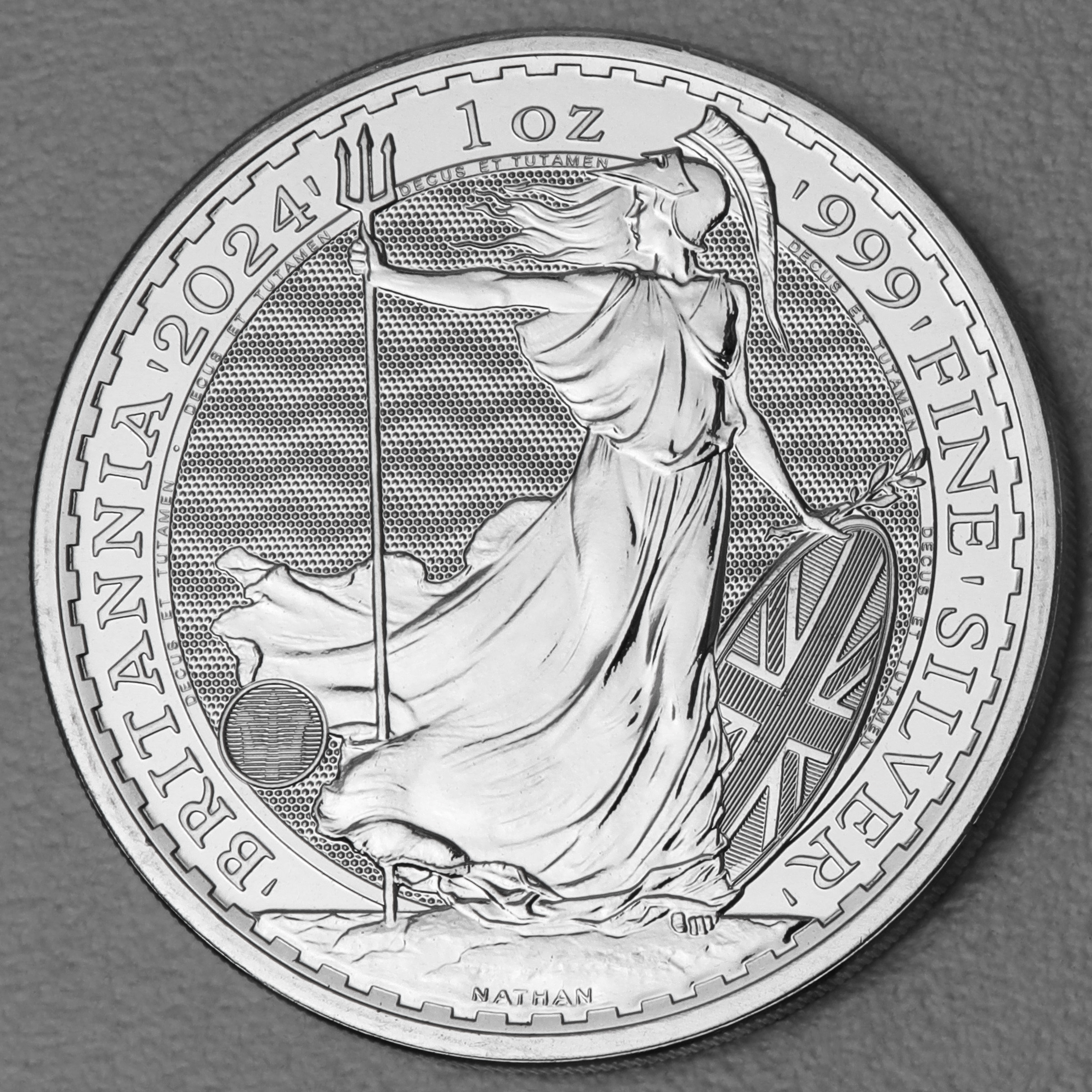 Silbermünze 1oz "Britannia" 2024 diff. (Großbritannien) - Hauptansicht