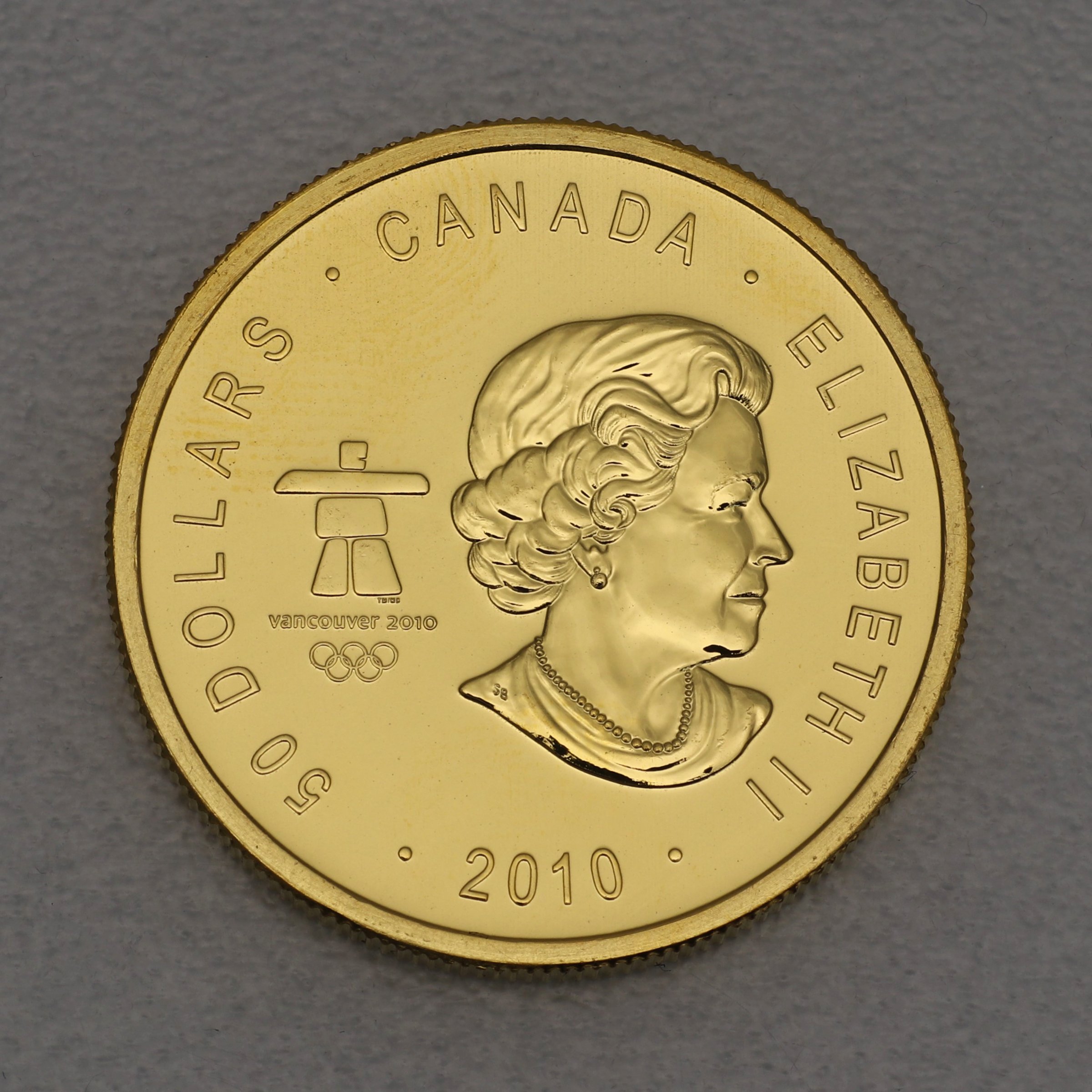 Goldmünze 1oz "Hockey" 2010 Olympische Spiele Vancouver (Kanada) - Detailansicht 1