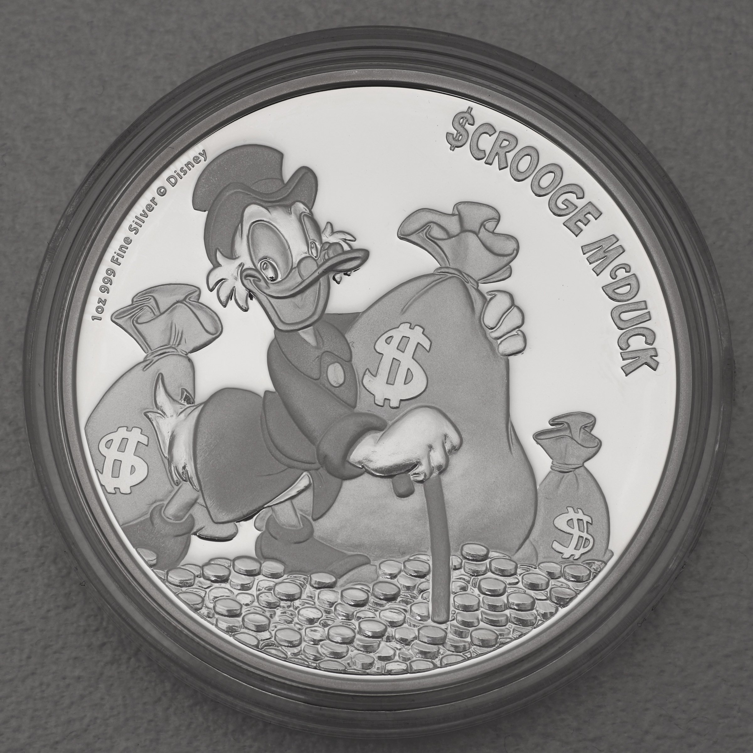 Silbermünze 1oz "Scrooge McDuck" 2015 Disney (Niue) - Hauptansicht