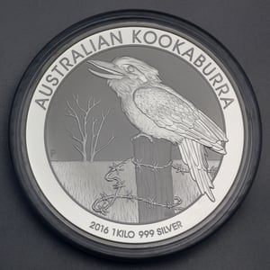Silbermünze 1kg "Kookaburra" 2016 (Australien) - Miniaturansicht 4