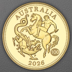 Goldmünze Sovereign 2026 (PP) Set 3-teilig Privy Mark Perth Mint (Australien) - Miniaturansicht 6