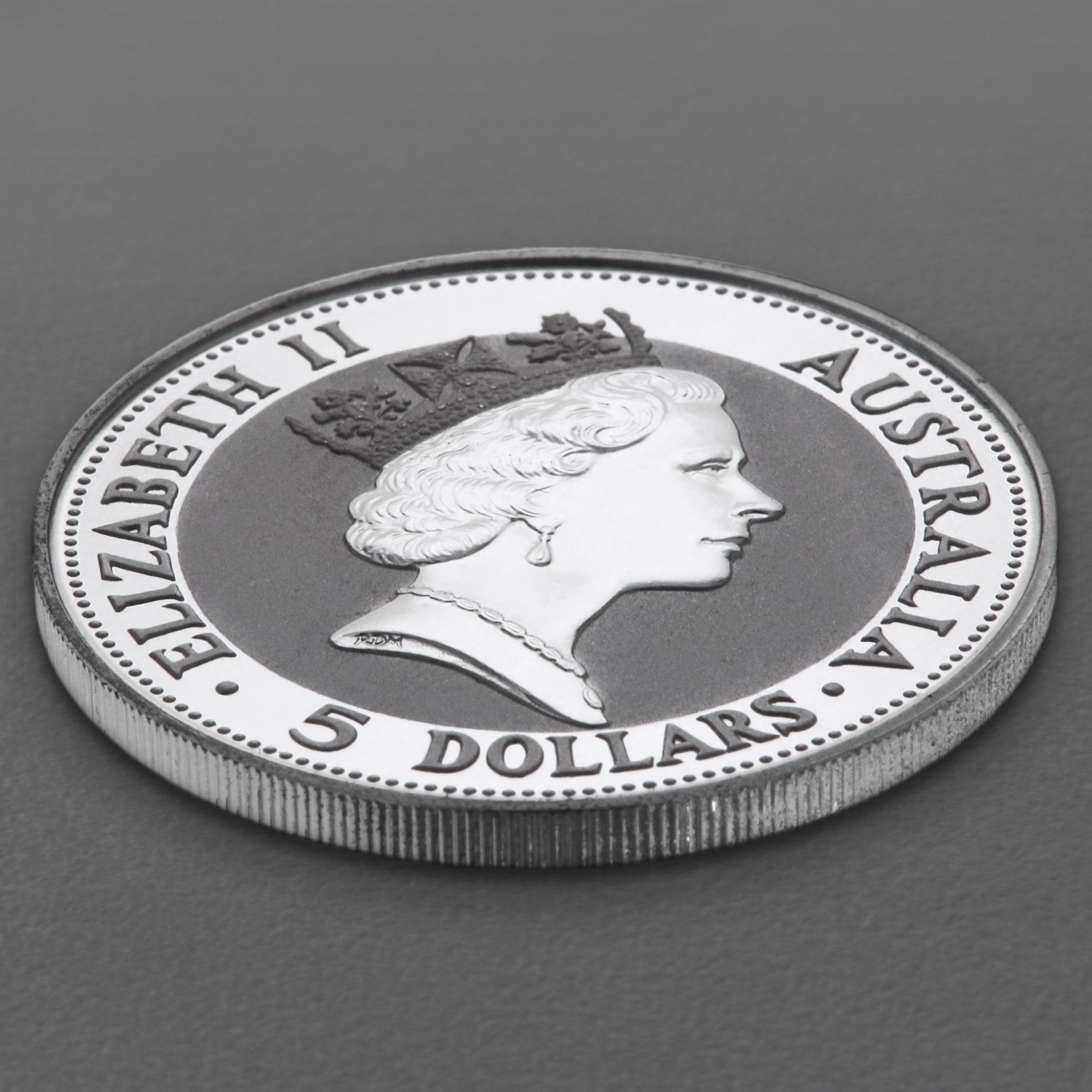 Silbermünze 1oz "Kookaburra" 1991 (Australien) - Detailansicht 3