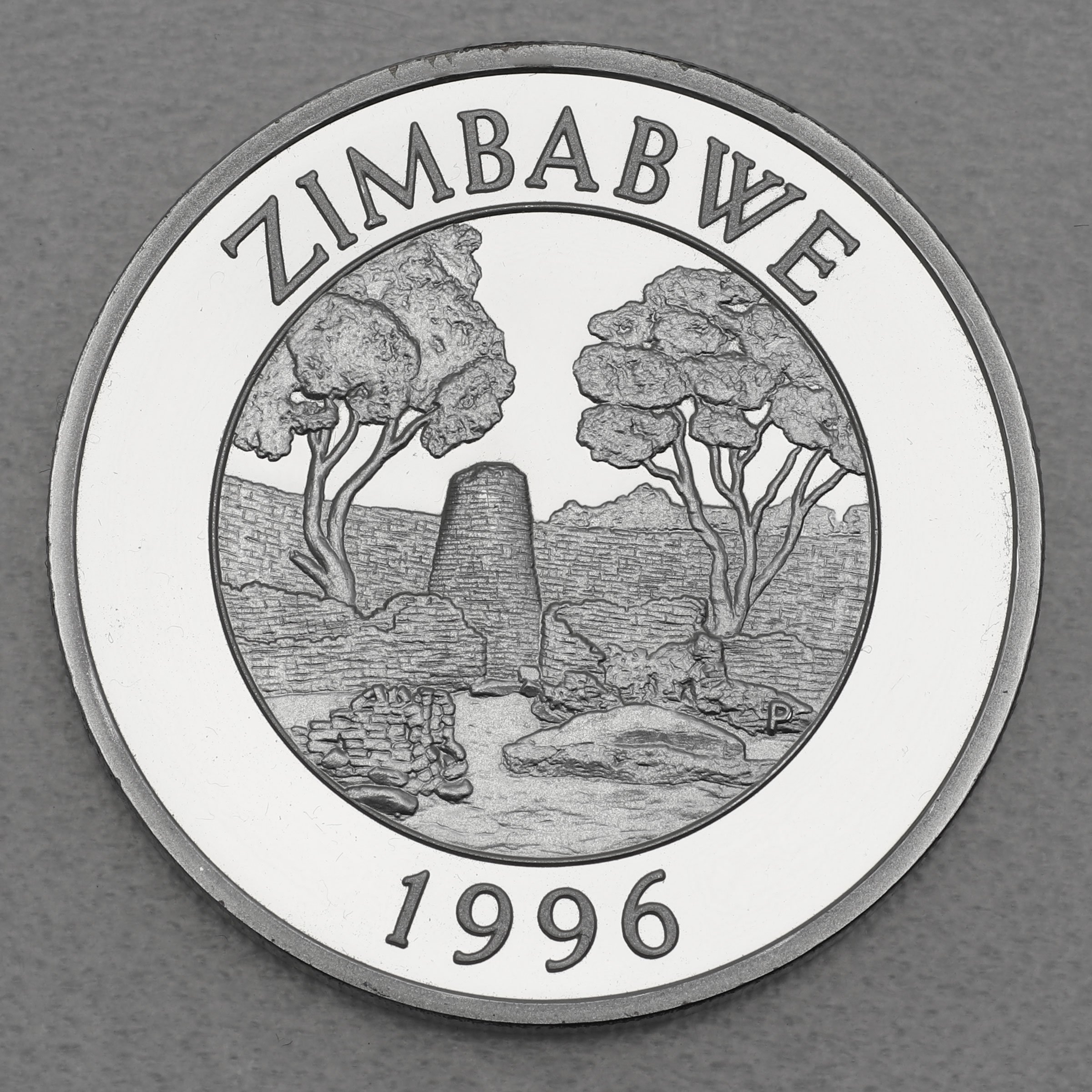 Silbermünze 1oz "Leopard" 1996 Big Five (Simbabwe) - Detailansicht 1