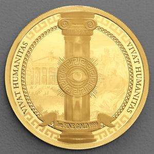 Goldmünze 1oz "Vivat Humanitas" 2023 (PL) (Niue) - Hauptansicht