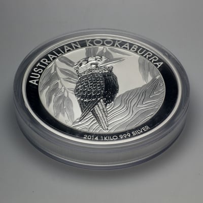 Silbermünze 1kg "Kookaburra" 2014 (Australien) - Miniaturansicht 3